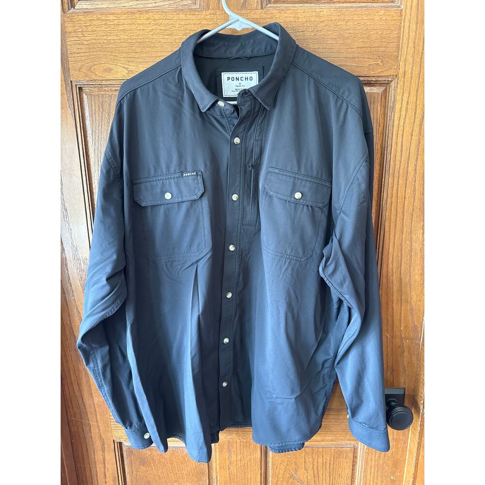 Poncho The Original Long Sleeve Shirt - THE BLACK SMOKE
